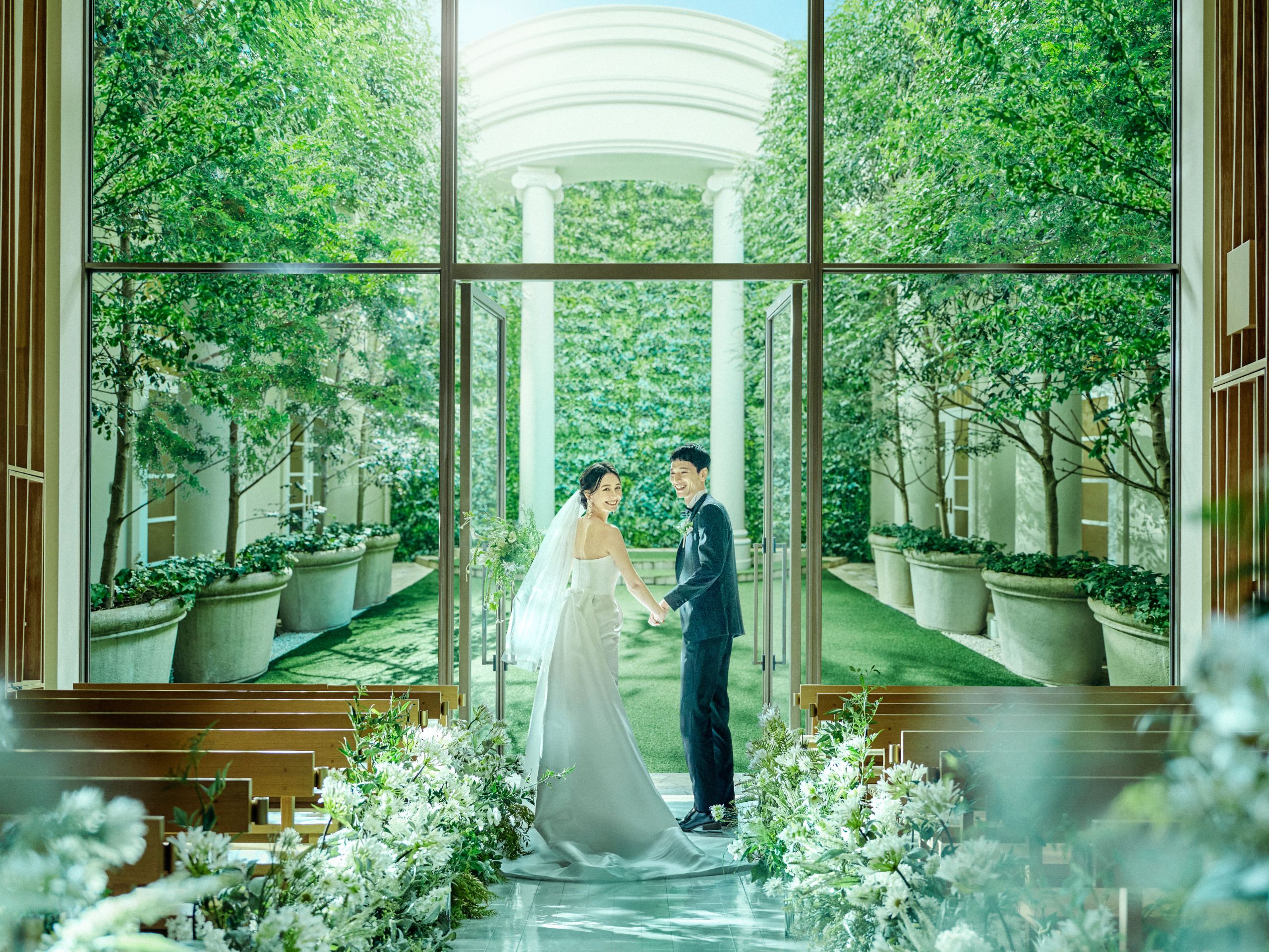 ドルガバ★ホワイト★ベスト★結婚式★披露宴★ジャケット★スリーピース 山手迎賓館 神戸｜チャペル｜兵庫県 (神戸・三宮)の結婚式場